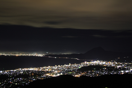 十文字原展望台（夜間）の写真